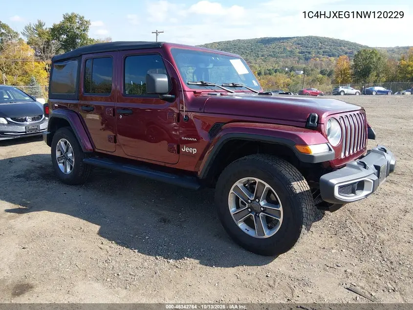 2022 Jeep Wrangler Unlimited Sahara 4X4 VIN 1C4HJXEG1NW120229 фото 2