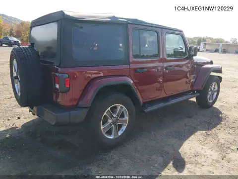 2022 Jeep Wrangler Unlimited Sahara 4X4 VIN 1C4HJXEG1NW120229 фото 5