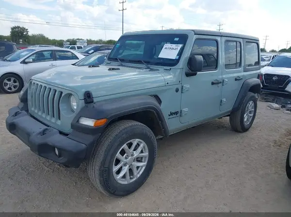 1C4HJXDG8PW638682 — 2023 Jeep Wrangler, фото 2 с аукциона IAAI, Задняя часть