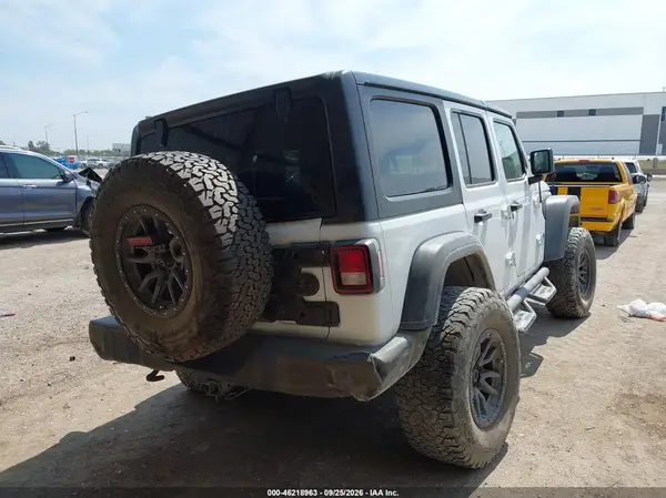 1C4HJXDN2PW679954 — 2023 Jeep Wrangler, фото 4 с аукциона IAAI, Задняя часть слева