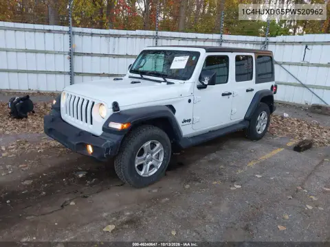 2023 Jeep Wrangler 4-Door Sport S 4X4 VIN 1C4HJXDG5PW520962 фото 3