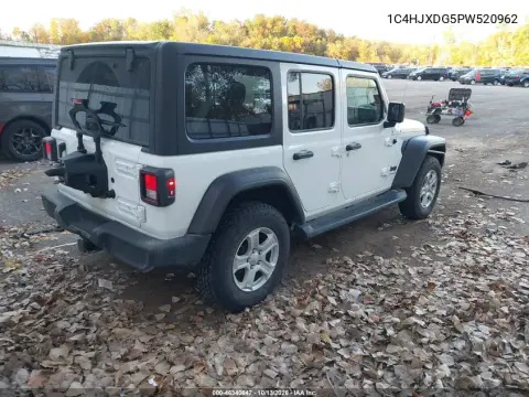 2023 Jeep Wrangler 4-Door Sport S 4X4 VIN 1C4HJXDG5PW520962 фото 5