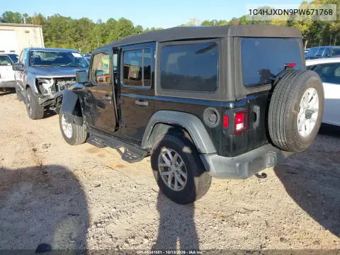 2023 Jeep Wrangler 4-Door Sport S 4X4 VIN 1C4HJXDN9PW671768 фото 3