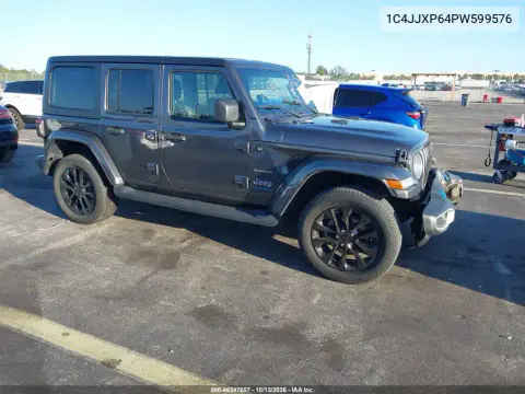 1C4JJXP64PW599576 — 2023 Jeep Wrangler, Передняя часть, фото до ремонта