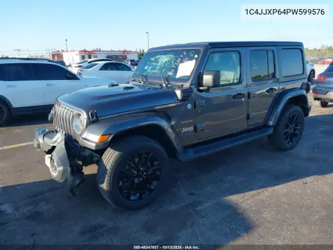 2023 Jeep Wrangler 4Xe Sahara 4X4 VIN 1C4JJXP64PW599576 фото 2