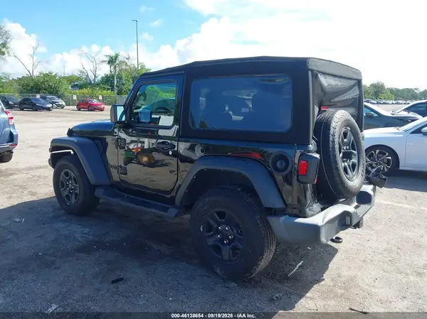 1C4PJXAGXRW332084 — 2024 Jeep Wrangler, фото 3 с аукциона IAAI, Задняя часть