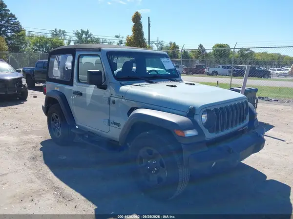 1C4PJXAG2RW342821 — 2024 Jeep Wrangler, Передняя часть (Front End), фото до ремонта
