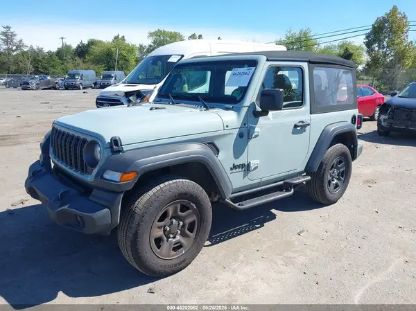 1C4PJXAG2RW342821 — 2024 Jeep Wrangler, фото 2 с аукциона IAAI 10.10.2026, Передняя часть