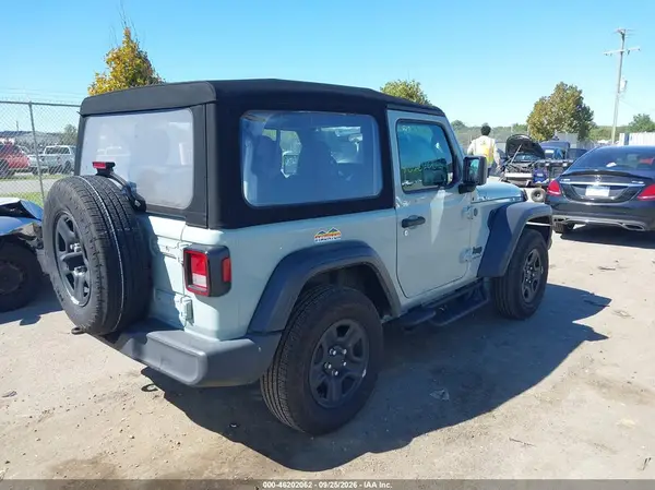 1C4PJXAG2RW342821 — 2024 Jeep Wrangler, фото 4 с аукциона IAAI 10.10.2026, Передняя часть