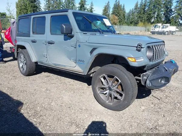 1C4RJXN62RW162426 — 2024 Jeep Wrangler, Задняя часть (Rear), фото до ремонта
