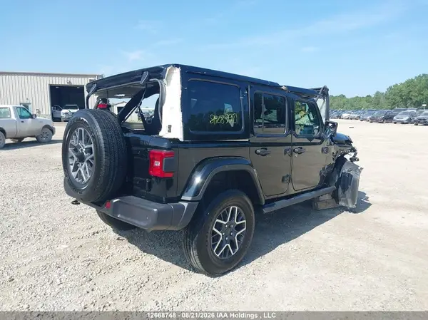 1C4PJXEG4SW596367 — 2025 Jeep Wrangler, фото 4 с аукциона IAAI, ROLL OVER