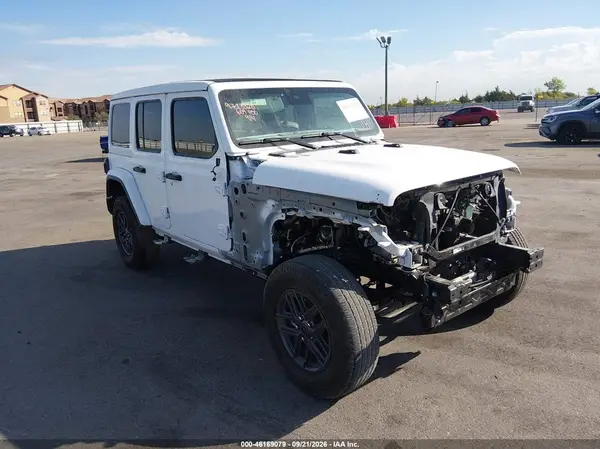 1C4PJXEG3SW609755 — 2025 Jeep Wrangler, Передняя часть (Front End), фото до ремонта