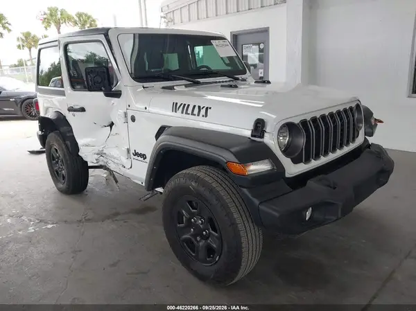 1C4PJXAN1SW510534 — 2025 Jeep Wrangler, Правый бок (Right Side), фото до ремонта