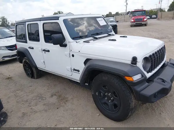 1C4PJXDN8TW182512 — 2026 Jeep Wrangler, Передняя часть слева (Left Front), фото до ремонта