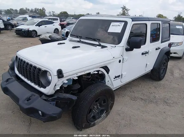 1C4PJXDN8TW182512 — 2026 Jeep Wrangler, фото 2 с аукциона IAAI, Передняя часть слева