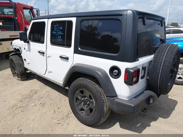 1C4PJXDN8TW182512 — 2026 Jeep Wrangler, фото 3 с аукциона IAAI, Передняя часть слева