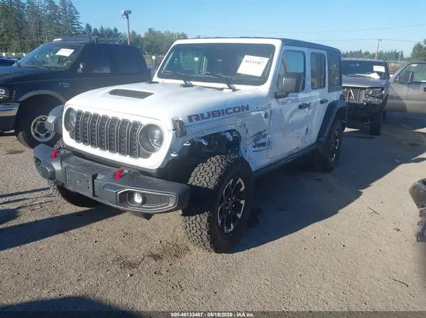1C4PJXFN4TW288372 — 2026 Jeep Wrangler, фото 2 с аукциона IAAI 14.10.2026, Передняя часть слева