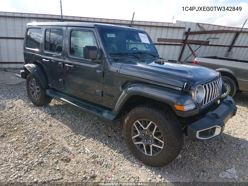 1C4PJXEG0TW342849 Jeep Wrangler 2026 — повреждение Справа сзади, фото до ремонта