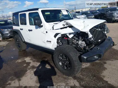 1C4PJXDN3TW239828 — 2026 Jeep Wrangler, Передняя часть, фото до ремонта