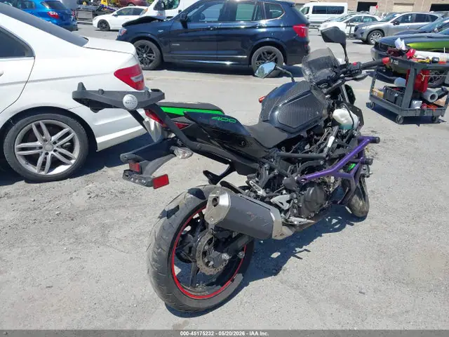 JKAERKD19KDA39785 — 2019 Kawasaki ER400 D, фото 4 с аукциона IAAI 13.10.2026, Угон