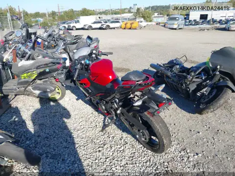 2019 Kawasaki Ex400 VIN JKAEXKG14KDA24418 фото 4