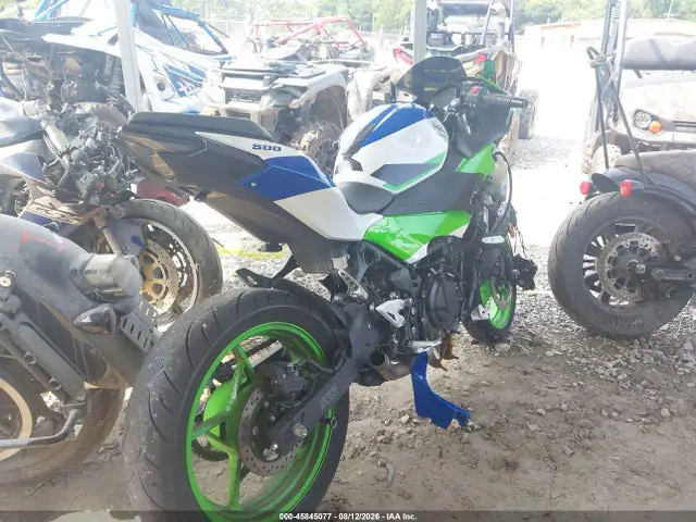 ML5EXGJ16RDA13601 — 2024 Kawasaki EX500 A/B, фото 4 с аукциона IAAI 13.10.2026, Передняя часть