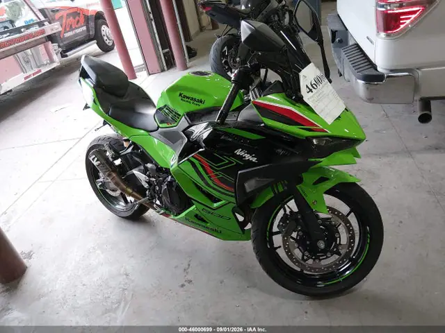 ML5EXGJ15RDA21348 — 2024 Kawasaki EX500 A/B, Задняя часть (Rear), фото до ремонта