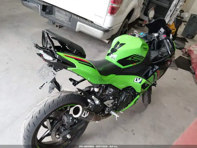 ML5EXGJ15RDA21348 — 2024 Kawasaki EX500 A/B, фото 4 с аукциона IAAI 06.10.2026, Задняя часть