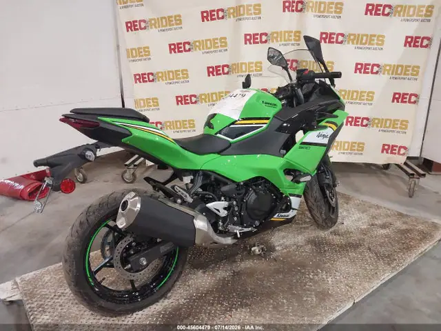 ML5EXGJ19SDA69585 — 2025 Kawasaki EX500 A/B, фото 4 с аукциона IAAI 29.09.2026, Левый бок