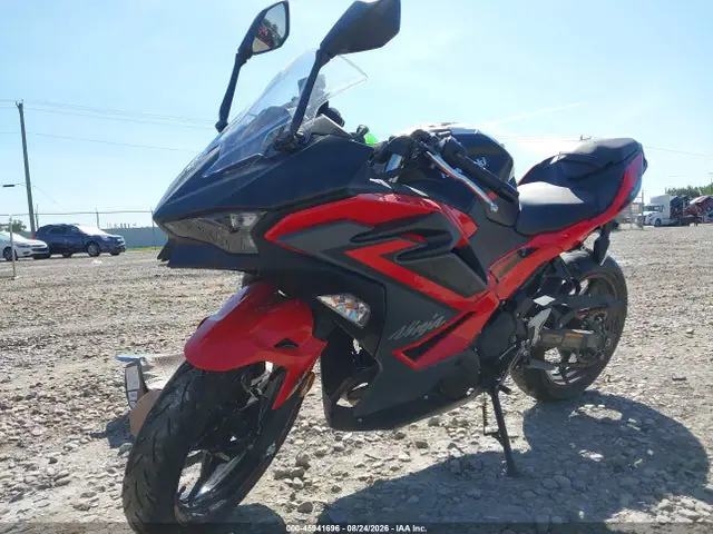 ML5EXGG16RDA09524 — 2024 Kawasaki EX500, фото 2 с аукциона IAAI 29.09.2026, Правый бок
