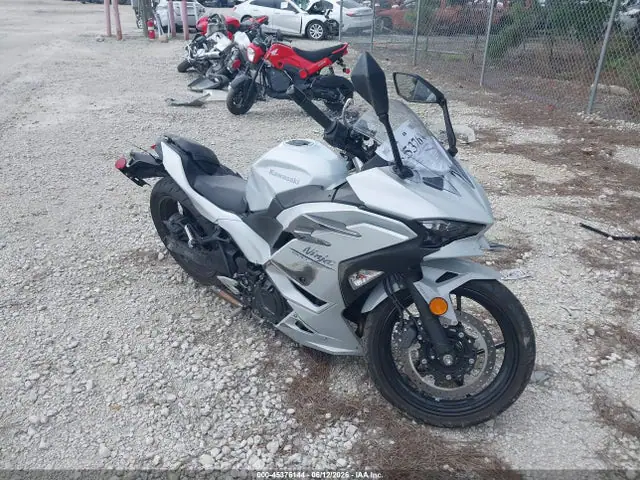 ML5EXGG19SDA70484 — 2025 Kawasaki EX500, Задняя часть (Rear), фото до ремонта