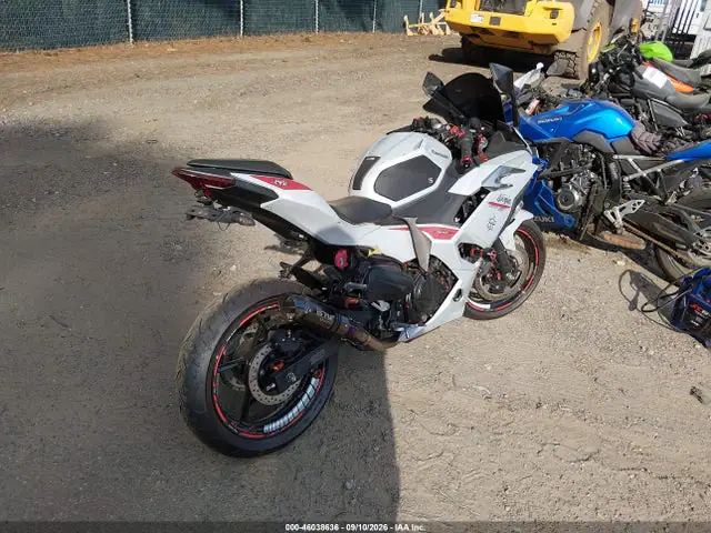 ML5EXGG10SDA69918 — 2025 Kawasaki EX500, фото 4 с аукциона IAAI 30.09.2026, Передняя часть слева
