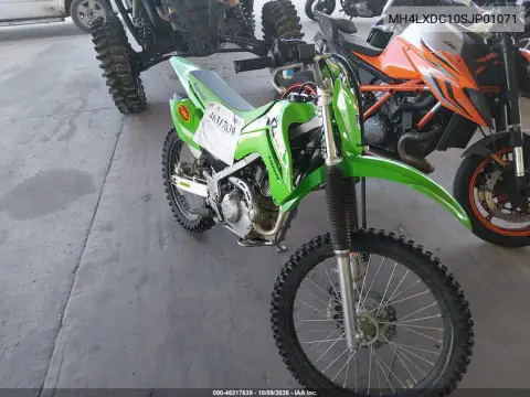 MH4LXDC10SJP01071 — 2025 Kawasaki Klx, Повреждение рамы, фото до ремонта