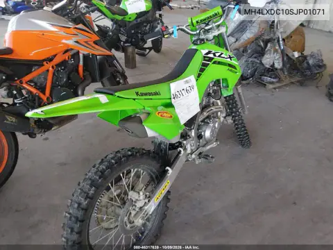 2025 Kawasaki Klx140 C VIN MH4LXDC10SJP01071 фото 4