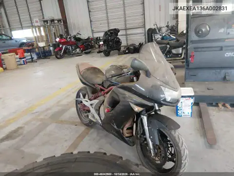 JKAEXEA136A002831 — 2006 Kawasaki Ninja, Естественный износ, фото до ремонта