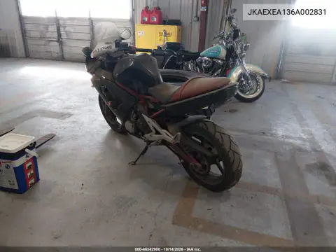 JKAEXEA136A002831 — 2006 Kawasaki Ninja, фото 3 с аукциона IAAI 19.10.2026, Естественный износ