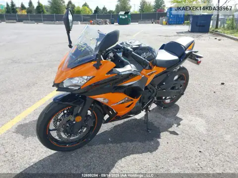 2019 Kawasaki Ex650 F VIN JKAEXEK14KDA33967 фото 2