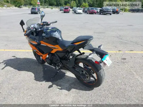 2019 Kawasaki Ex650 F VIN JKAEXEK14KDA33967 фото 3