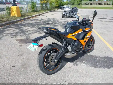 2019 Kawasaki Ex650 F VIN JKAEXEK14KDA33967 фото 4