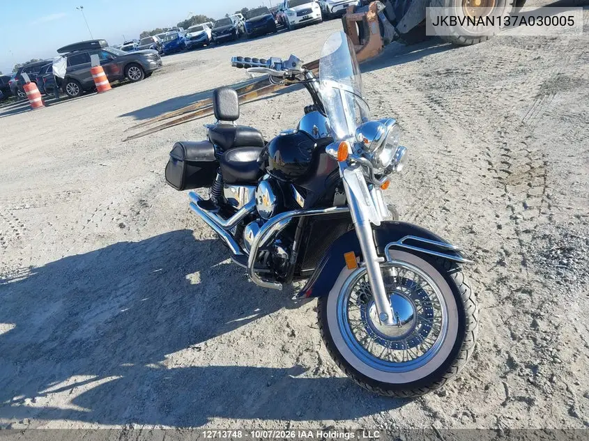 2007 Kawasaki Vn1500 N1 VIN JKBVNAN137A030005 фото 1