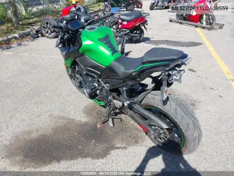 2020 Kawasaki Zr900 F VIN ML5ZRDF11LDA38559 фото 3