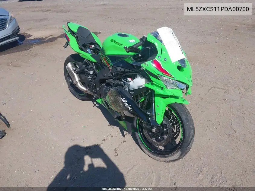 2023 Kawasaki Zx400 S VIN ML5ZXCS11PDA00700 фото 1