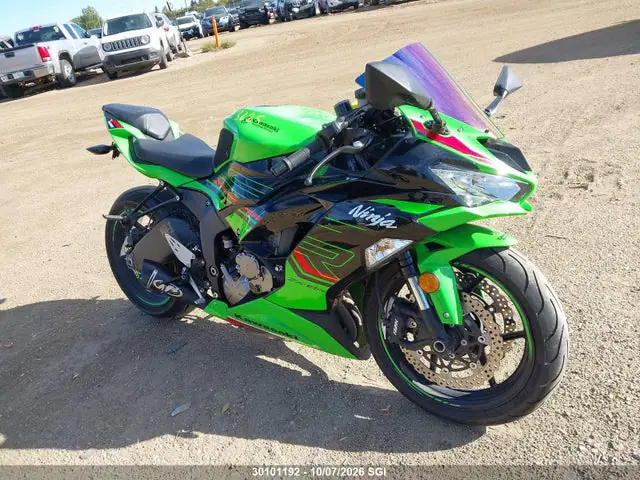 JKBZXJG18PA023625 — 2023 Kawasaki ZX636 K, Задняя часть слева (Left Rear), фото до ремонта