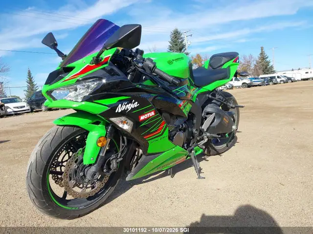 JKBZXJG18PA023625 — 2023 Kawasaki ZX636 K, фото 2 с аукциона IAAI 14.10.2026, Задняя часть слева