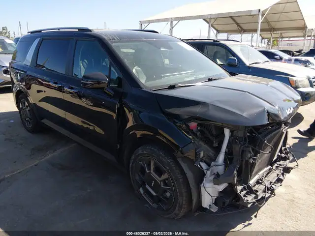 KNDNC5KA6S6080369 Kia Carnival Mpv Hybrid EX 2025 — повреждение Передняя часть, фото до ремонта