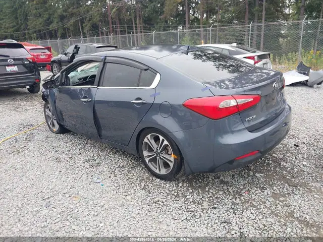 KNAFZ4A81E5091766 — 2014 Kia Forte EX, фото 3 с аукциона IAAI 14.10.2026, Передняя часть