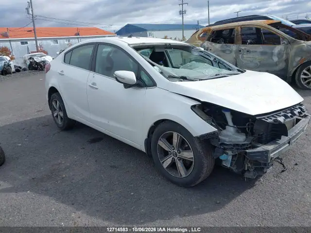 3KPFL4A83JE222425 — 2018 Kia Forte EX, Передняя часть (Front Window), фото до ремонта