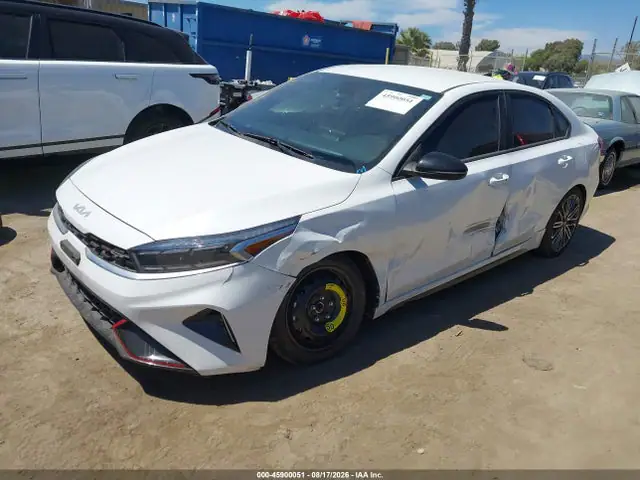 3KPF44AC0NE477587 — 2022 Kia Forte GT, фото 2 с аукциона IAAI 30.09.2026, Левый бок