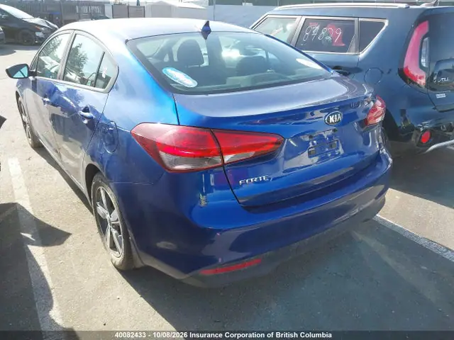 3KPFL4A72JE259604 — 2018 Kia Forte LX/S, фото 3 с аукциона IAAI 14.10.2026, Передняя часть справа
