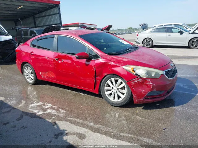 2014 KIA FORTE LX VIN KNAFX4A65E5126586 фото 1